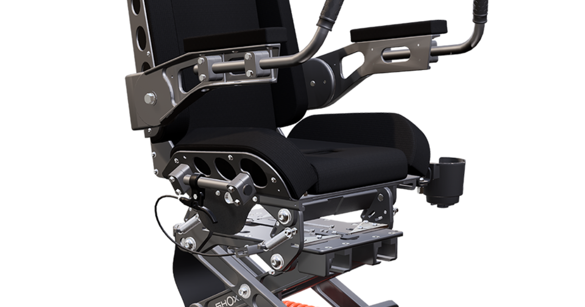 SHOXS SHOXS 2000 Marine Suspension Helm Seat for High Speed Boats