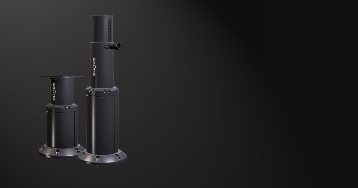 SHOXS Shock Absorbing Boat Seat Pedestal