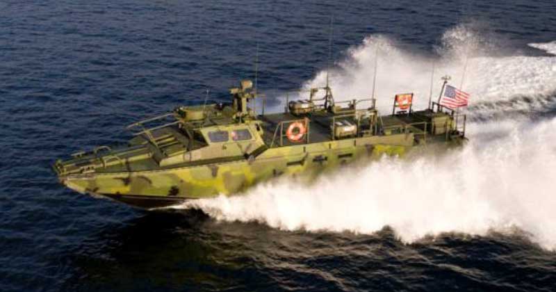 US Navy Riverine Command Boat